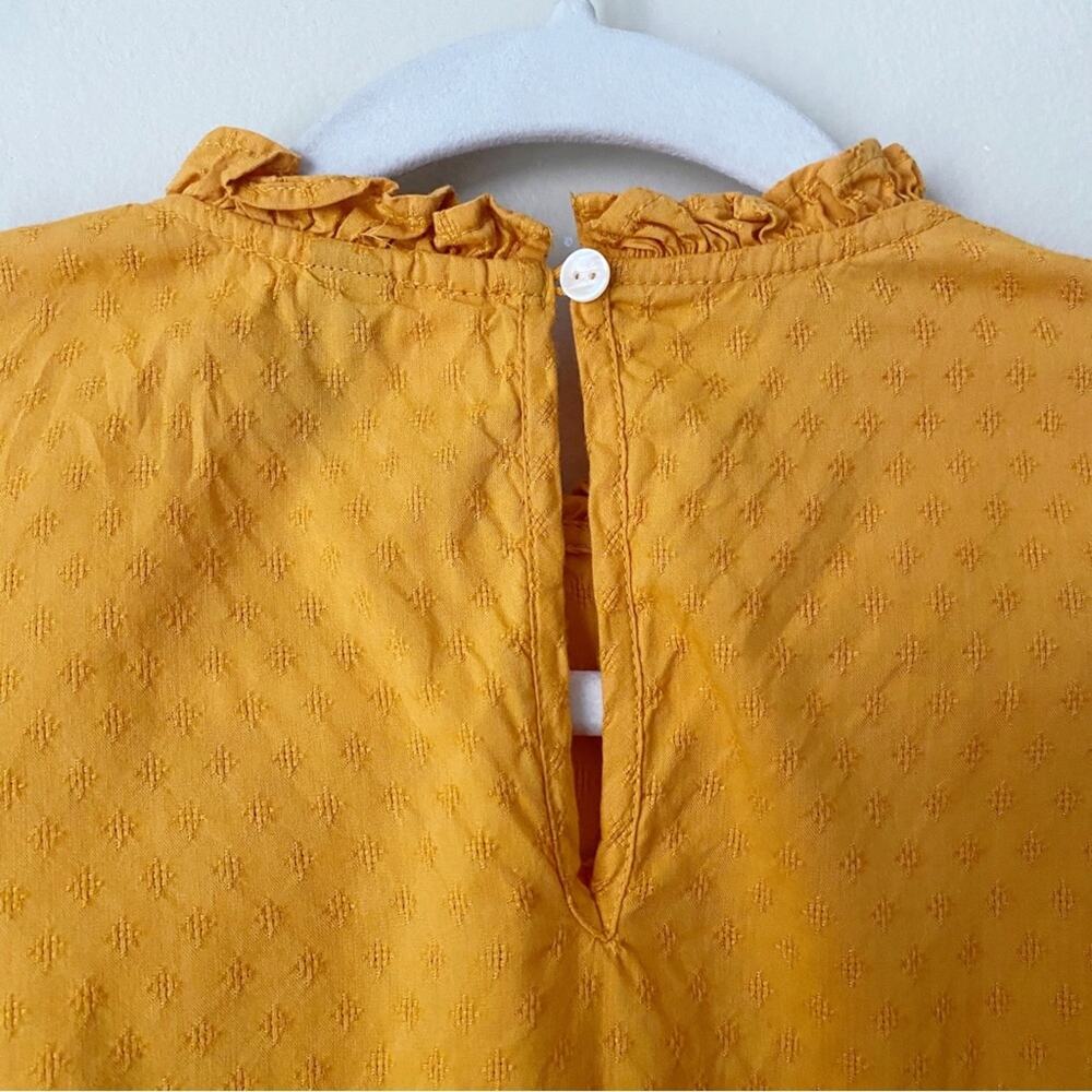 Universal Thread | Smocked Waist Ruffle Dress Balloon Sleeves Knee Length Small - Picture 7 of 10